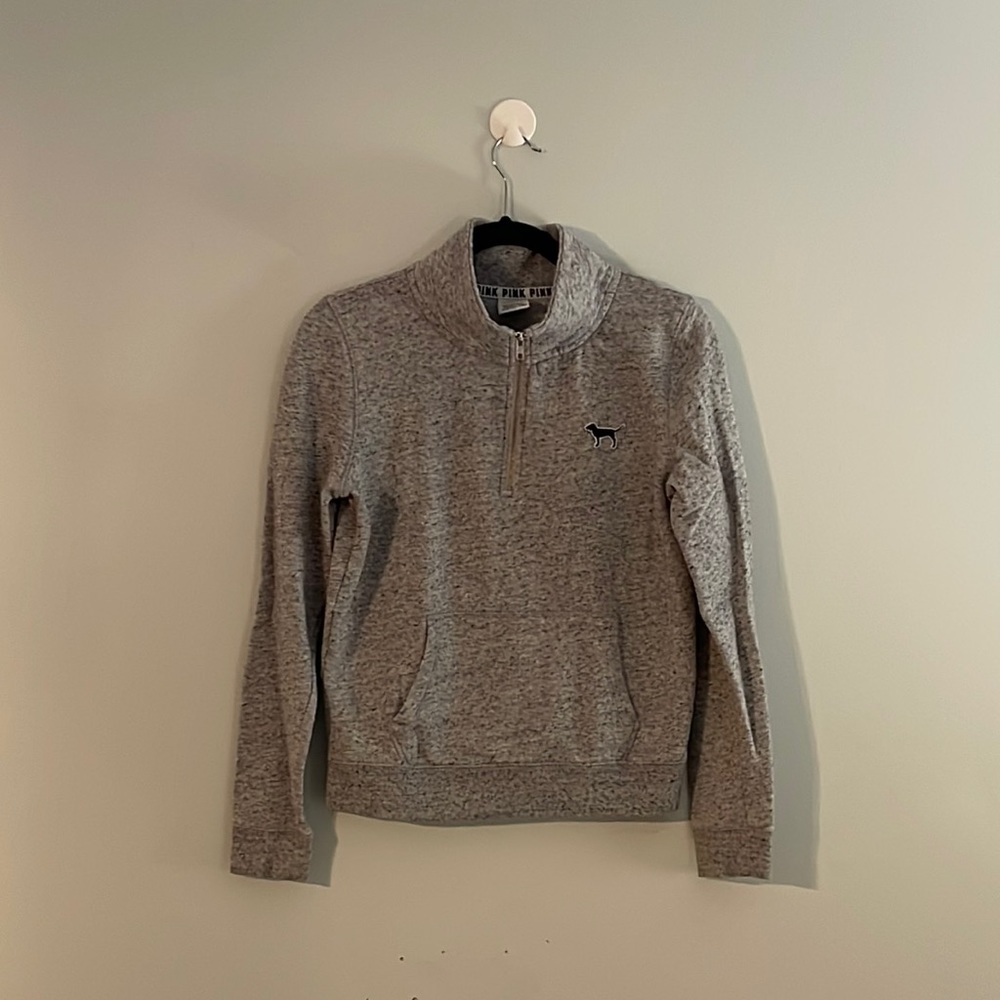 PINK 3/4 Zip Pullover